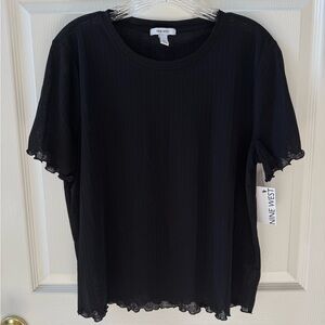 Nine West sheer black top